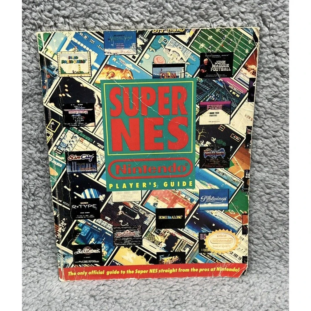 Super NES Nintendo Player's Guide Vintage 1992 Official Strategy Book